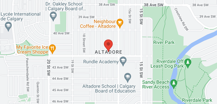 map of 4913 21A ST SW